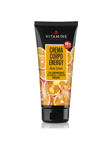 CREMA CORPORAL VITAMINE ENERGETICA CON NARANJA Y JENGIBRE